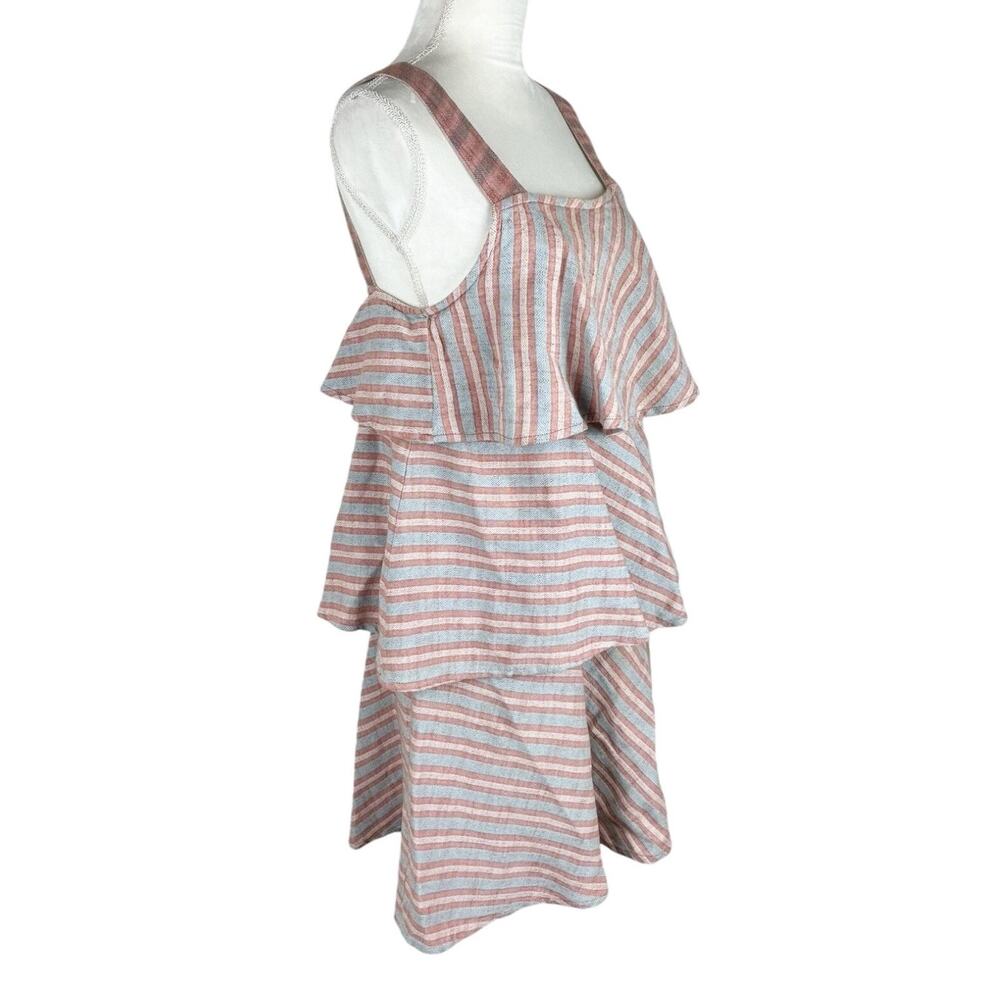 Ace & Jig Simone Tent Dress Dune Artisan Textile Boho Earthy Minimalist Size XS - Picture 4 of 9